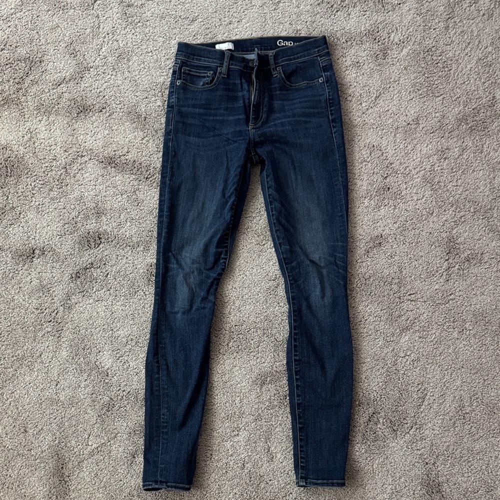 GAP Women's Deep Blue Skinny Jeans